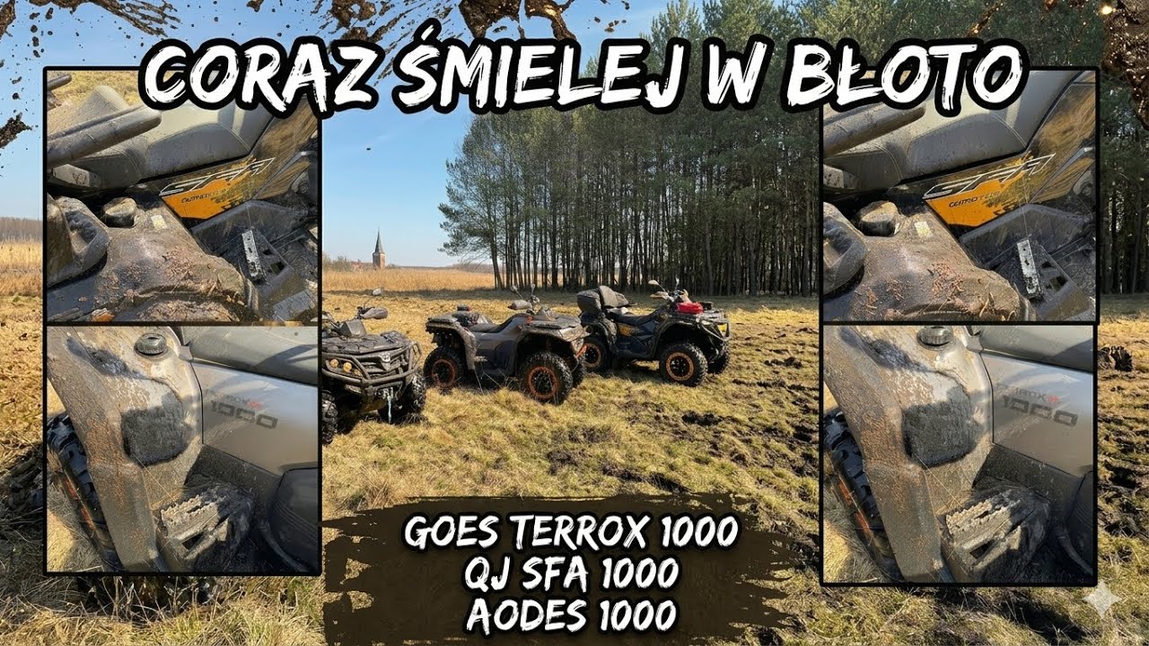 Coraz śmielej w błoto Goes TERROX 1000, Qjmotor 1000, Odes 1000