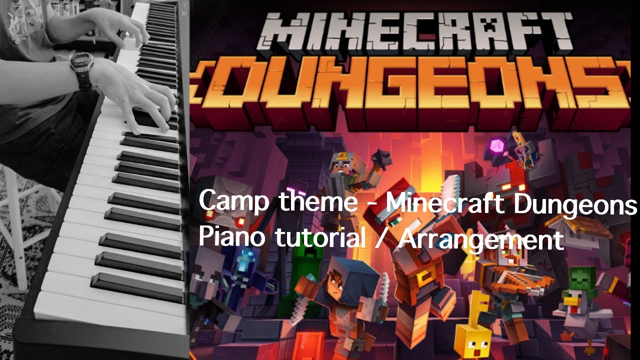 Minecraft Dungeons - Dalarna / Camp theme piano cover
