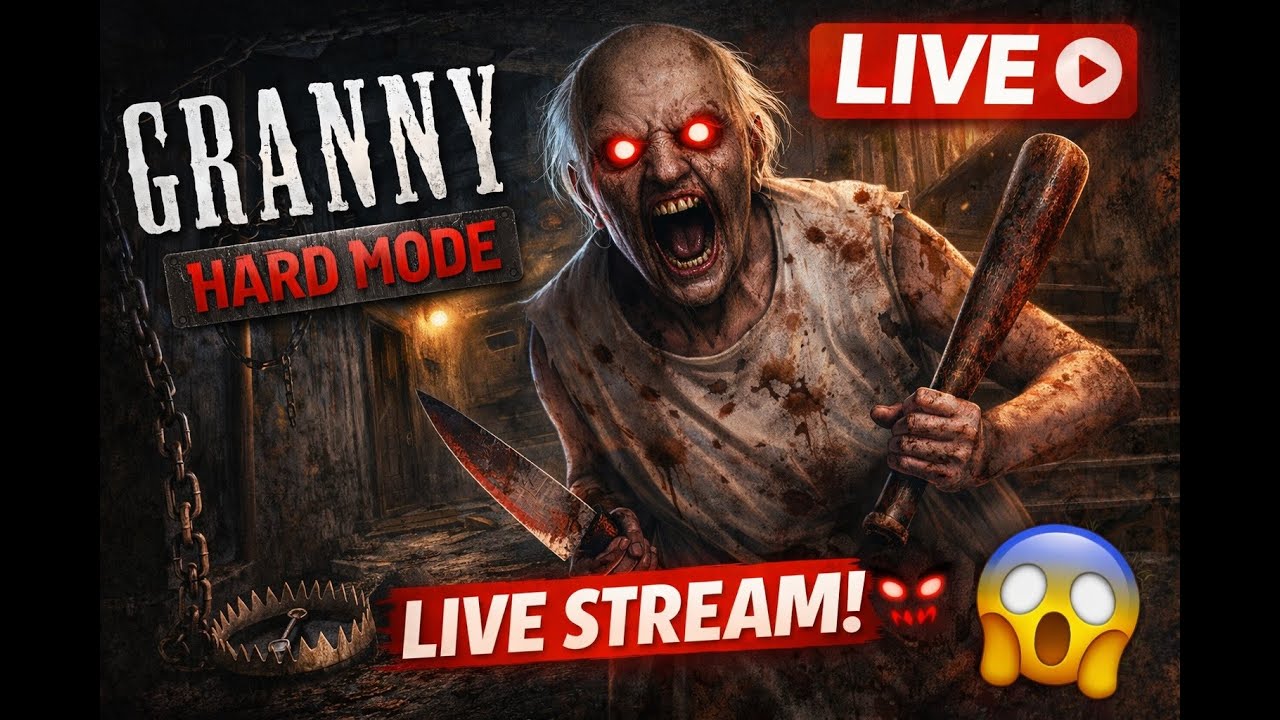 Granny is Live || Granny Horror Gameplay || Granny Grandpa👉☠️ #shortsfeed #granny #shots