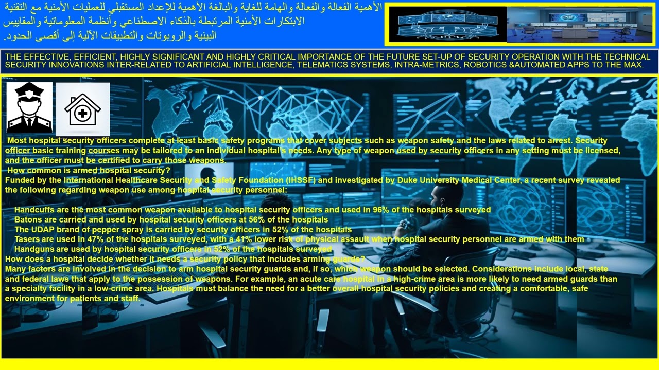 The Great Importance of Security Operations Setup In Hospitals and in Logistics Operations Facilitie