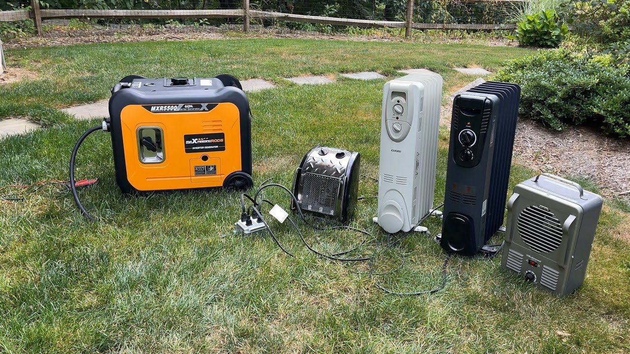 MAXPEEDINGRODS Inverter Generator Load Test