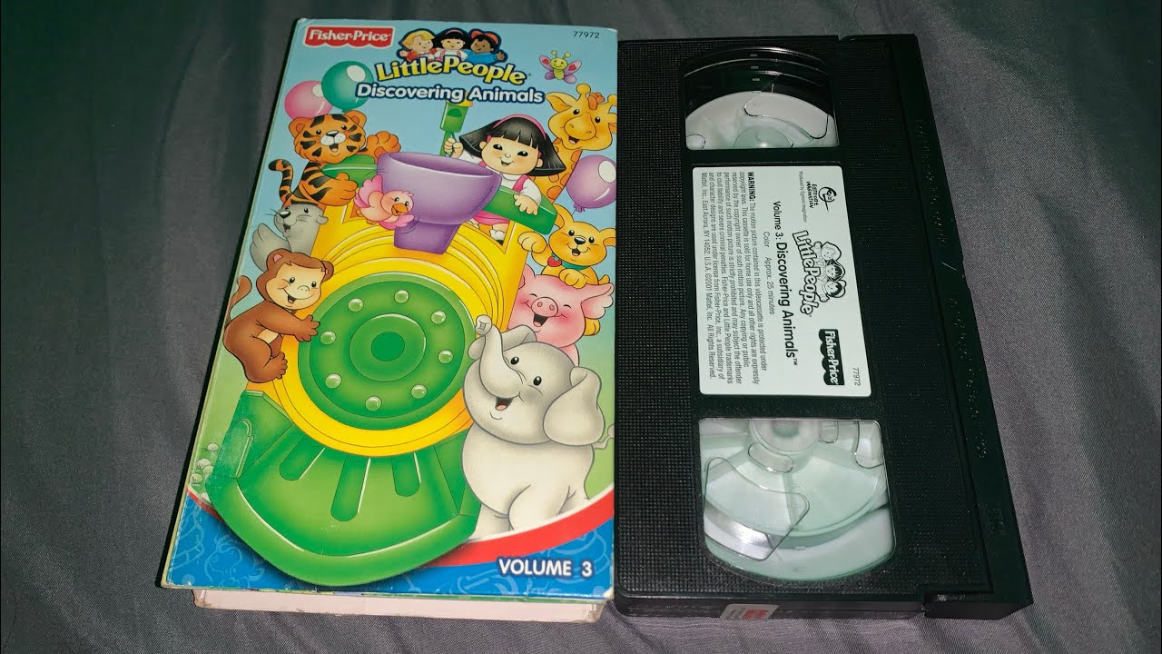 Fisher-Price Little People: Discovering Animals 2001 VHS