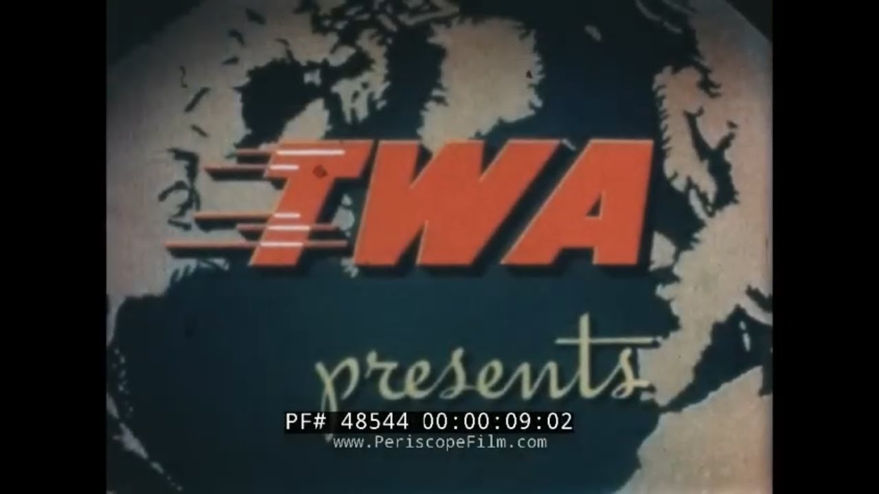 TRANS WORLD AIRLINES TWA 1950s AIR ADVENTURE TO EUROPE 48544