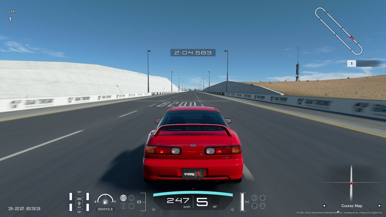 Gran Turismo Sport | Honda Integra Type R (DC2) - Top Speed Km/h 247 Mph 153