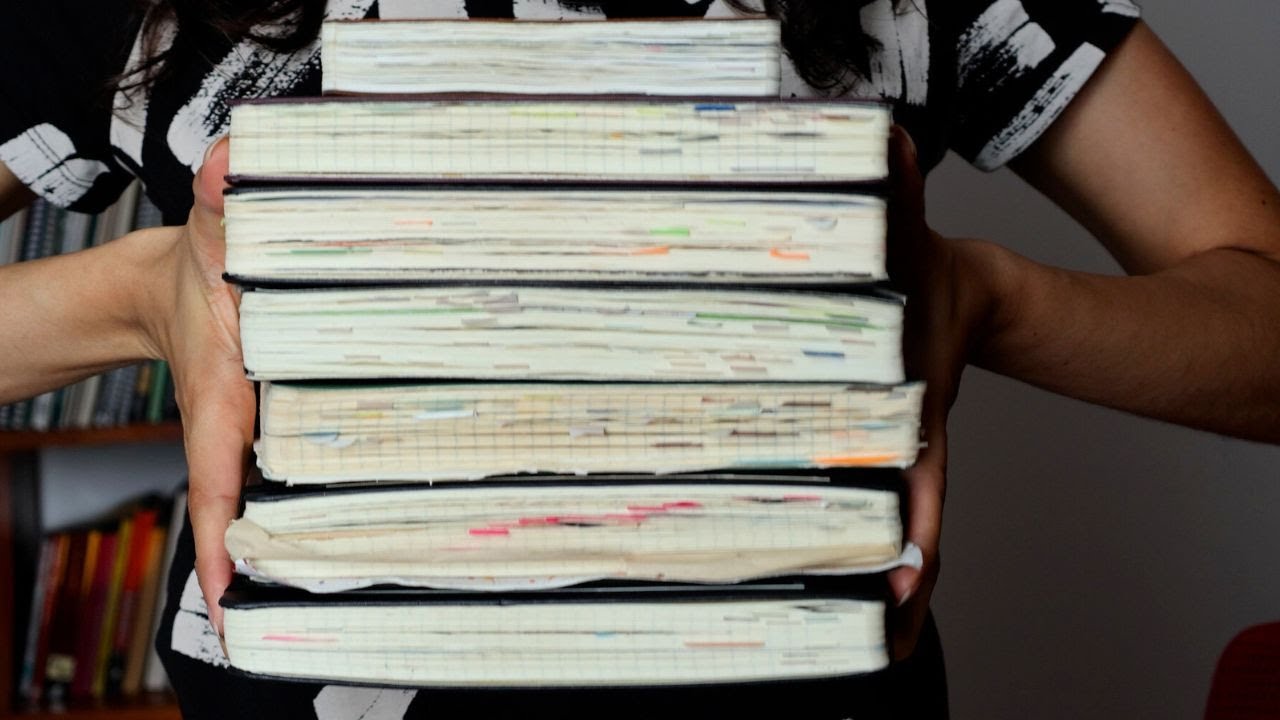 My 7th finished Moleskine expanded | Tour of my Everything-journal (1/2)
