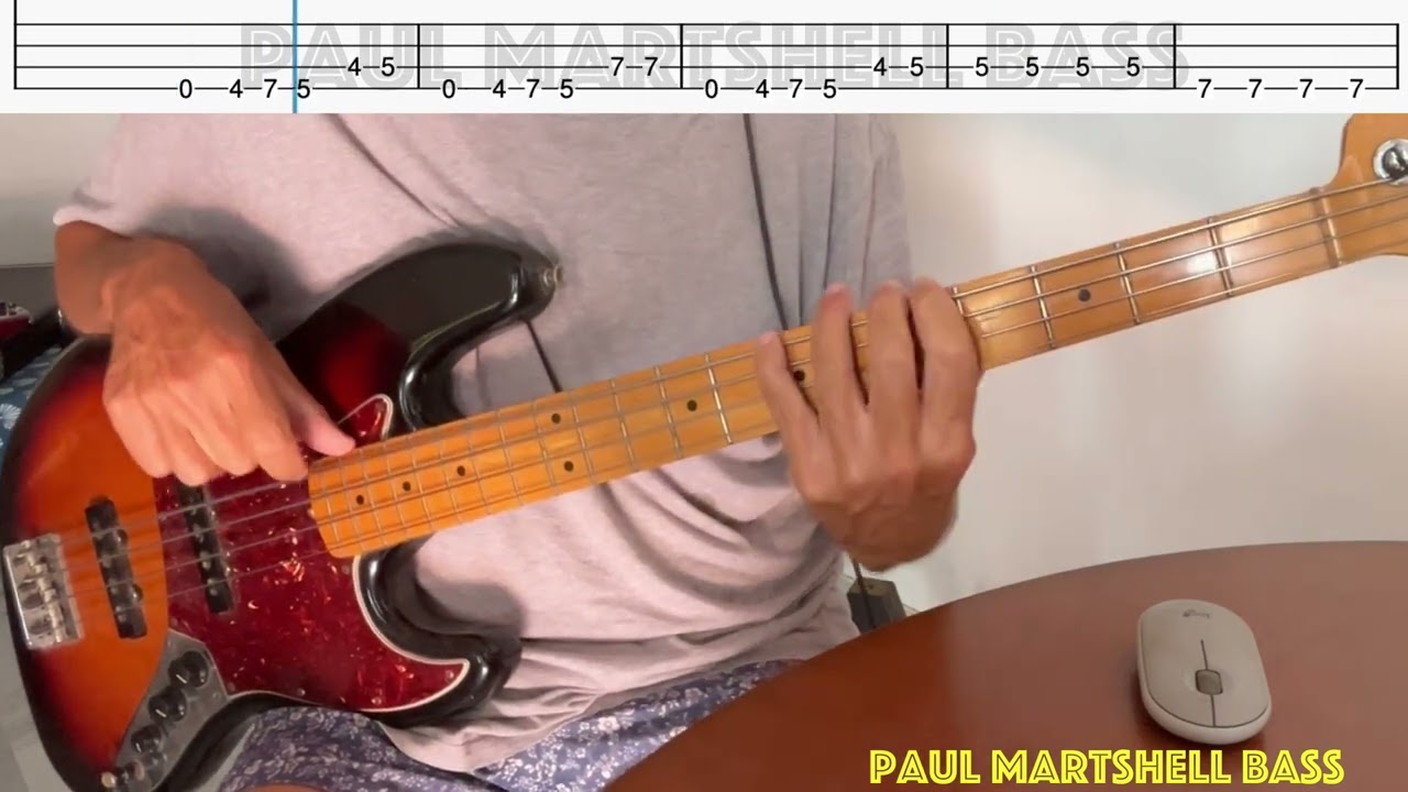 In the Midnight Hour - Wilson Pickett (bass cover and tabs 4k)