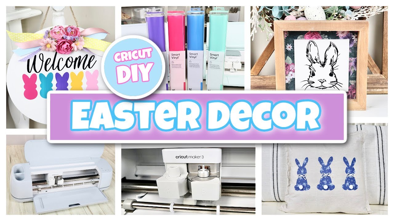 *EASY* DIY Easter Decor with Cricut | Easter Cricut Crafts 2024
