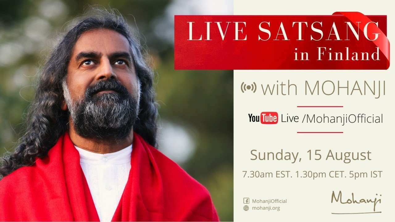 Live Satsang with Mohanji in Finland, 15th Aug 2021