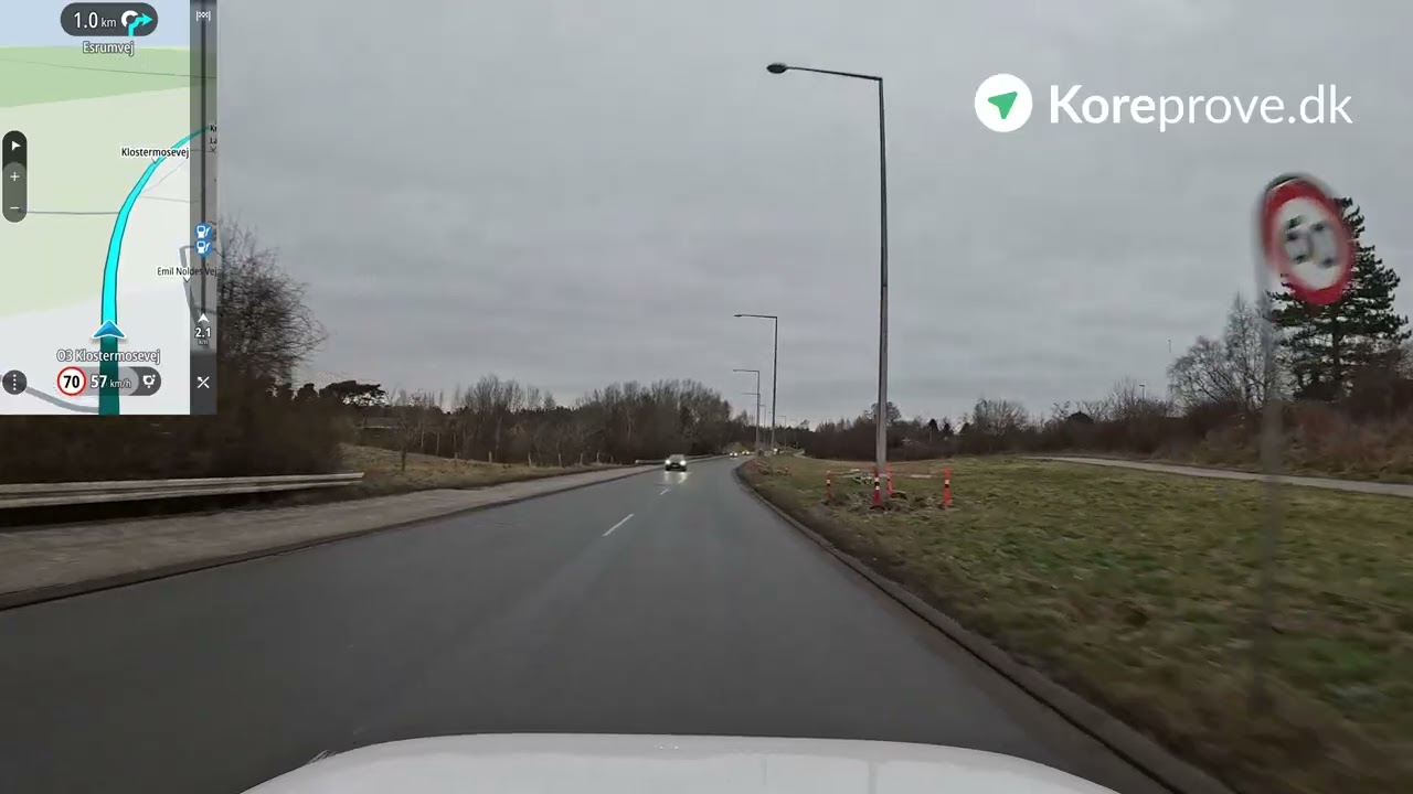 K&oslash;repr&oslash;ve rute Helsing&oslash;r - Helsing&oslash;r Snekkersten