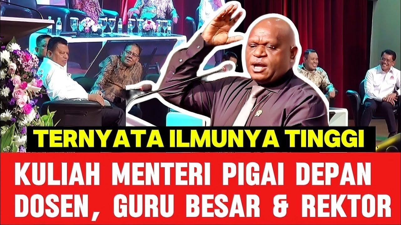 MENYALA ❗HEBAT! MENTERI HAM NATALIUS PIGAI BERIKAN KULIAH HAM KEPADA DOSEN DAN GURU BESAR TOP 