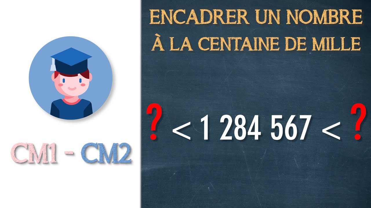 Encadrer un nombre entier à la centaine de mille - CM1 CM2 - Petits Savants