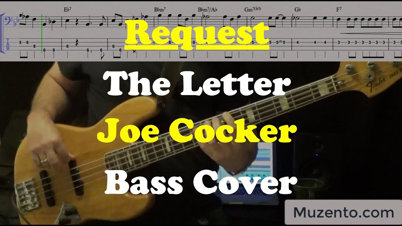 The Letter - Joe Cocker - Bass Cover - Request
