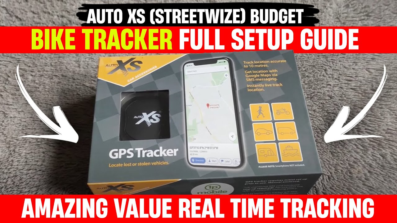 ALDI (STREETWIZE) MOTORCYCLE TRACKER REVIEW AND FULL SET UP GUIDE - AMAZING BUDGET GPS TRACKER!