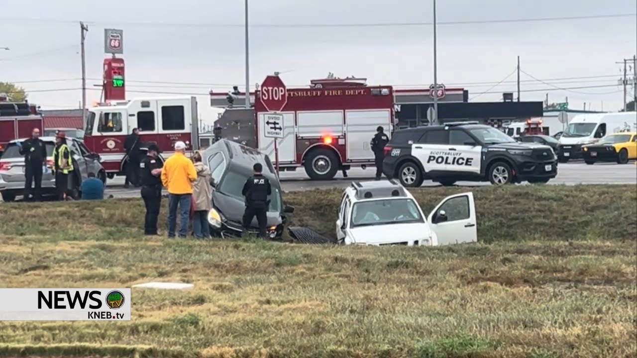 At Least One Hospitalized Following Three Vehicle Crash in Scottsbluff