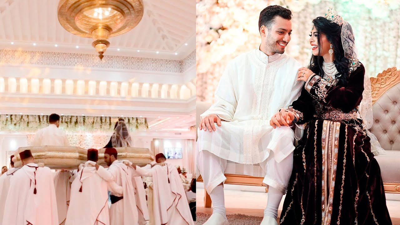 العروس المغربية فالعمارية ليلة زفافها الاناقة والجمال 😍😍 رقص أحيدوس الأطلس || سناء + سفيان