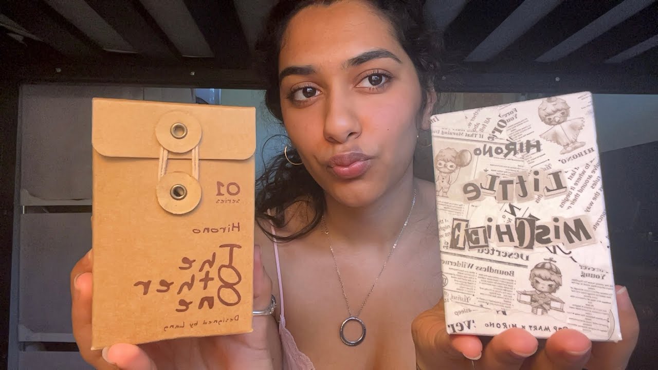 asmr // hirono unboxing!! 🩶🖤