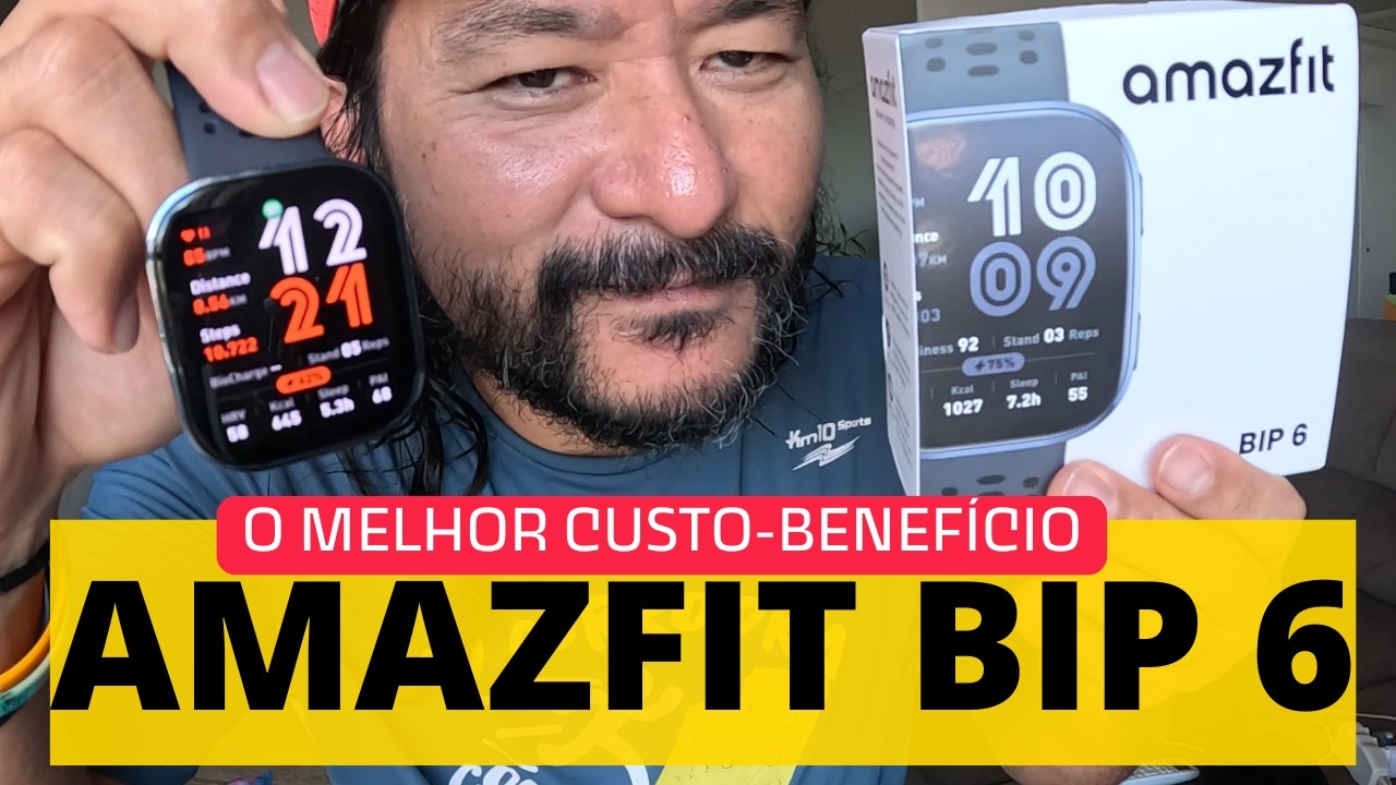 Eu não botava fé no Amazfit Bip 6