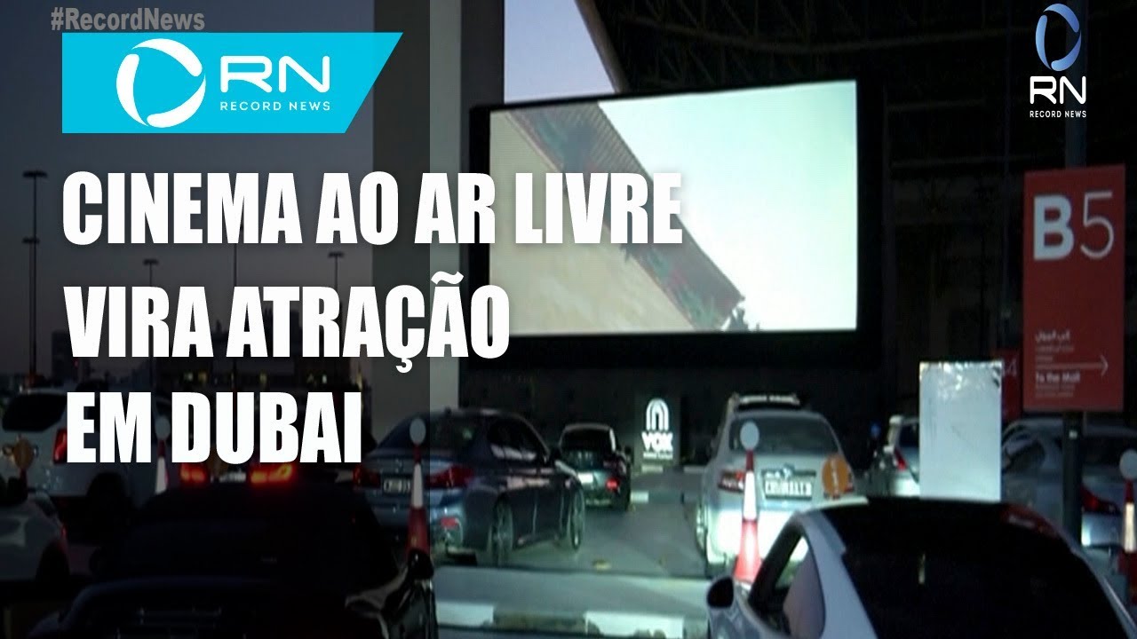 Shopping em Dubai tem cinema luxuoso ao ar livre