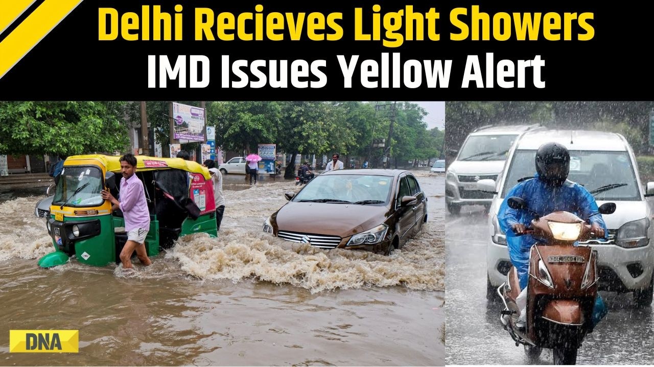 Delhi Rains: IMD Issues Yellow Alert as More Rain, Thunderstorms Forecasted Today