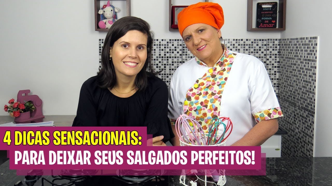 4 Dicas SENSACIONAIS para deixar seus salgados perfeitos!