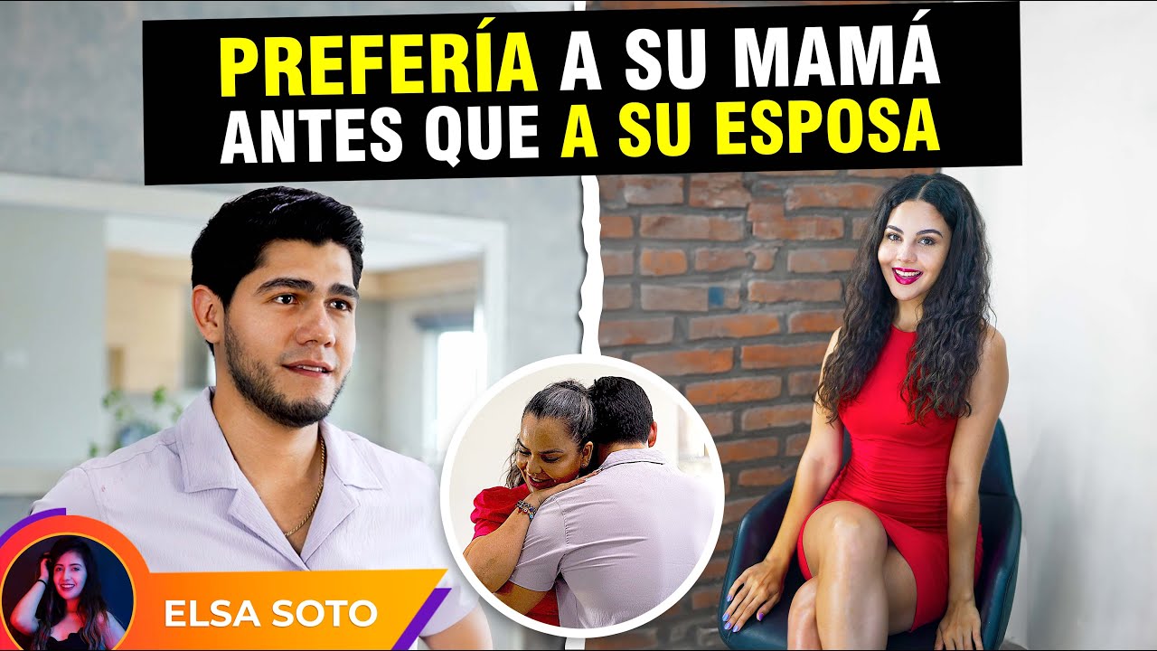 Prefería a su mamá antes que a su esposa.