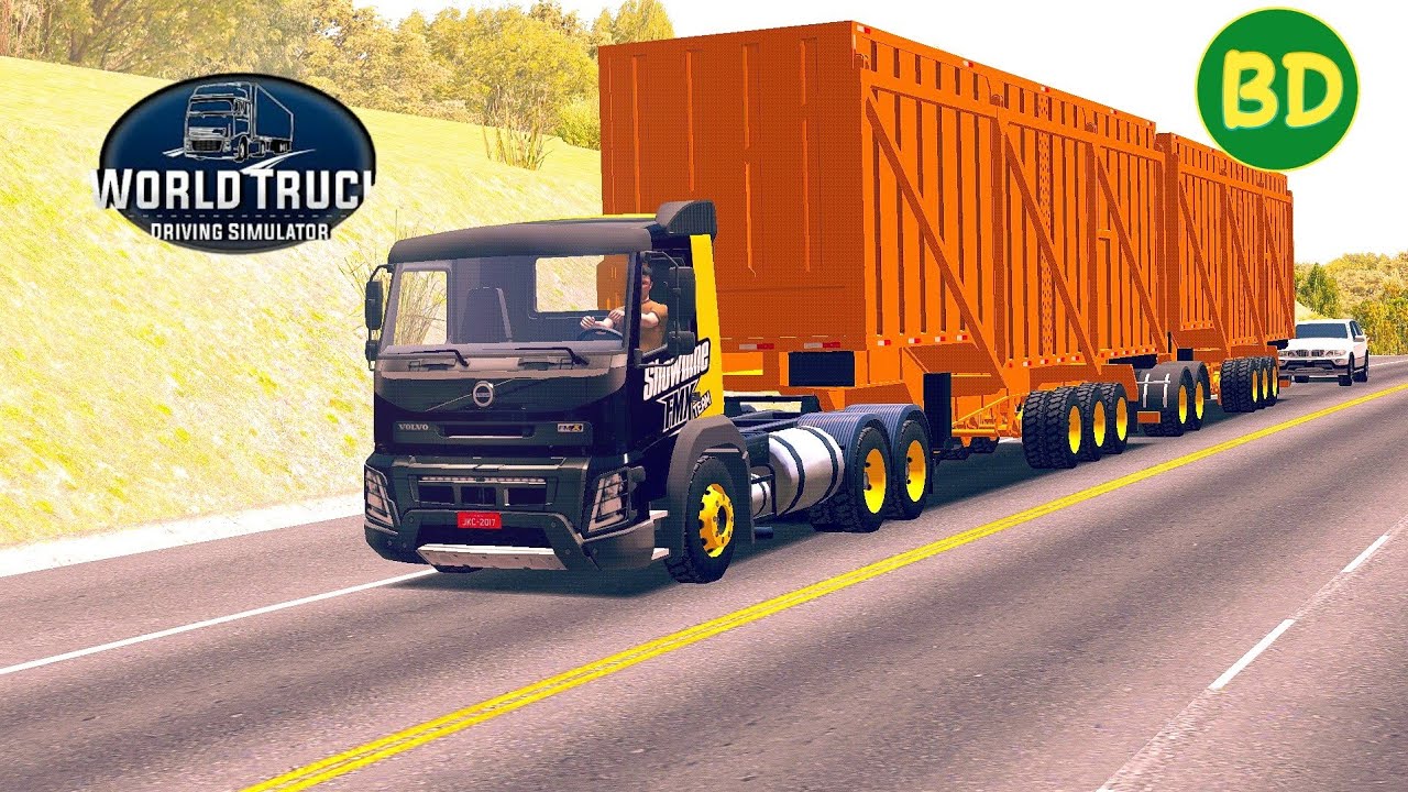 World Truck Driving Simulator #38 Volvo Fmx Showtime Heavy cargo #dynamicgames #ets2mobile #wtdsgame