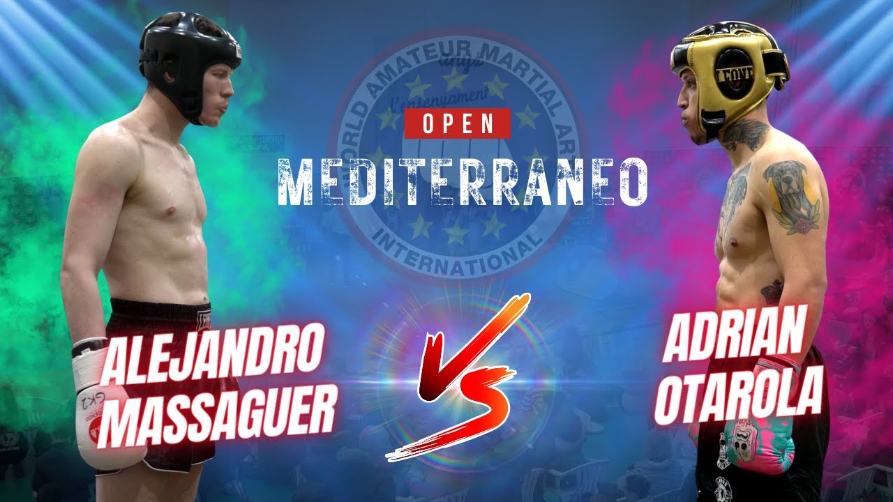 OPEN MEDITERRÁNEO 🥊 Combate Amateur 🏆 Adrian Otarola VS  Alejandro Massaguer