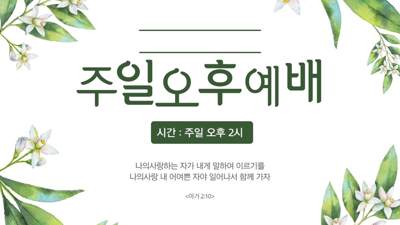 주일 오후예배 여호와보시기에 정직한 히스기야왕(왕하18:5)손에스더목사