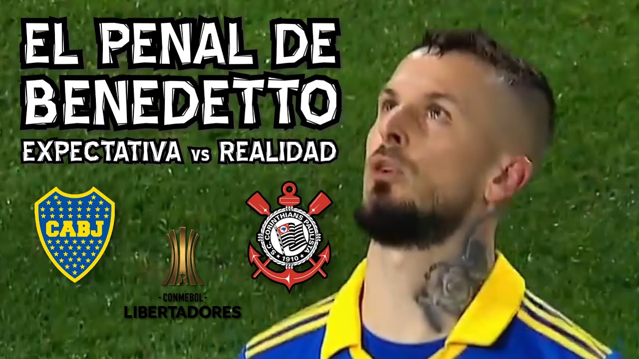 Penal de Benedetto al Corinthians - Expectativa vs. Realidad
