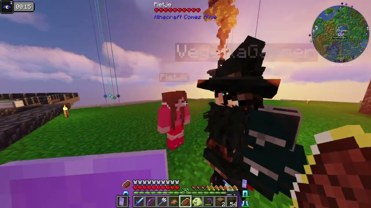 Lolito le presenta una chica a Vegetta y se la lleva dentro de su castillo... ilegal?? futuro amor??