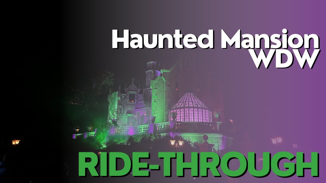 Haunted Mansion POV Ride-Through featuring the Hat Box Ghost!