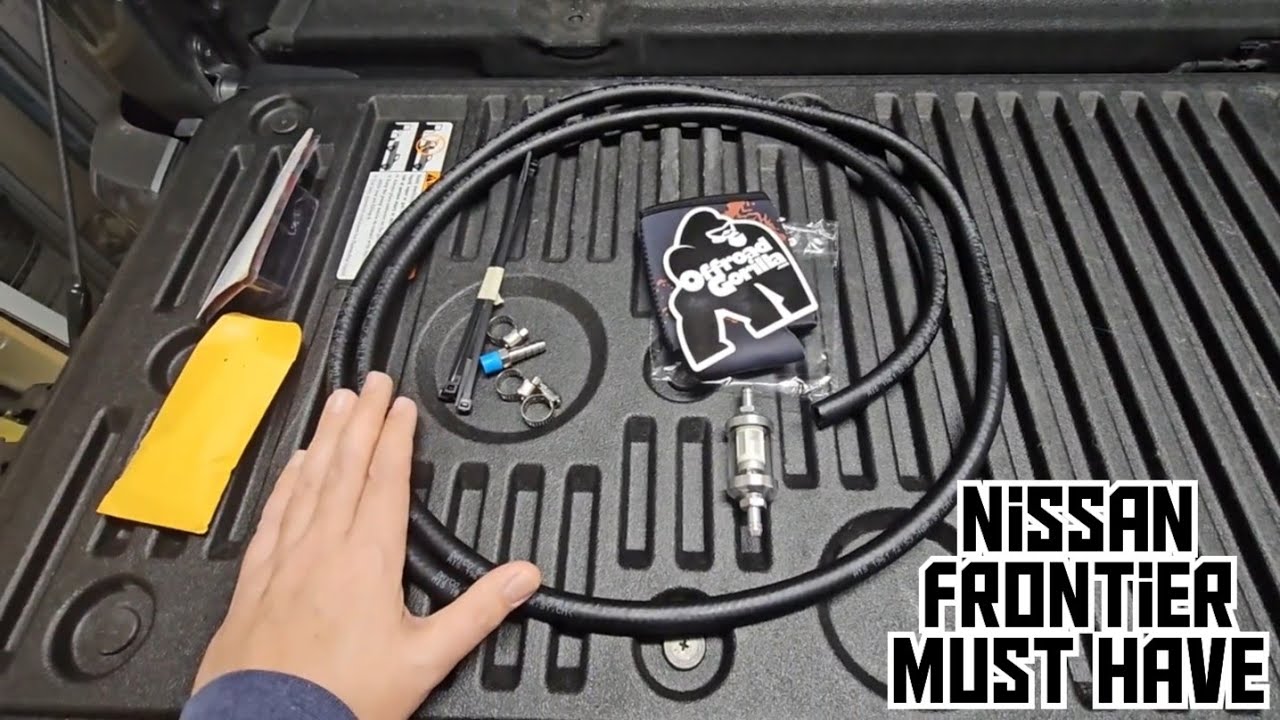 2023 Nissan Frontier Rear Diff Breather Kit Installation *DIY Mod*