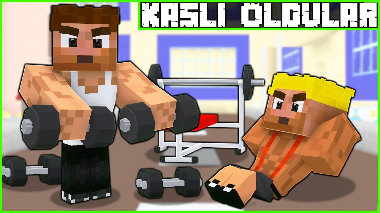 ALİ VE EFEKAN 24 SAAT BOYUNCA KASLI OLDU! 💪 - Minecraft ZENGİN FAKİR HAYATI