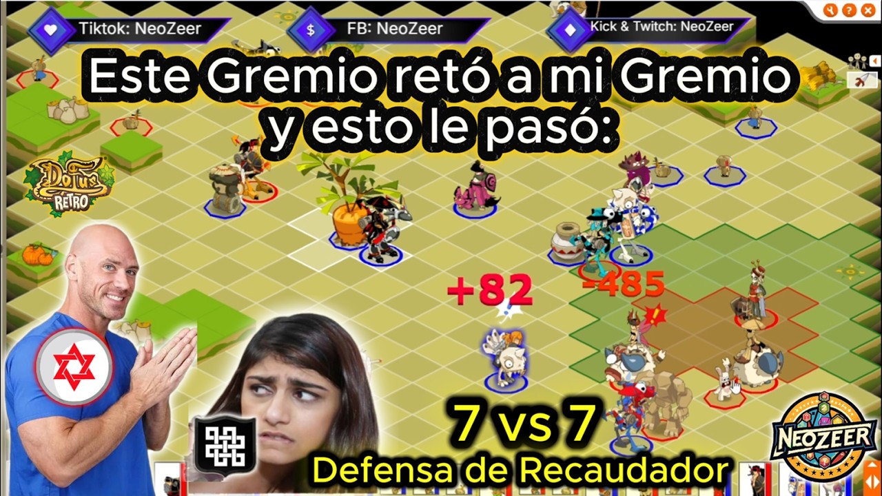 Defensa de Recaudador: Veteranos vs Black List 7 -Vs- 7 (Dofus Retro)