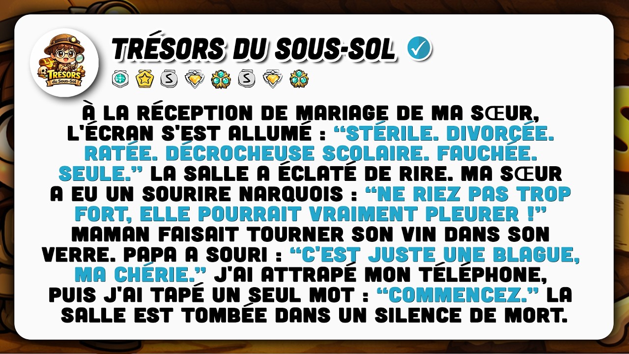 Mes Parents M'ont Traité De Honte Au Mariage De Ma Sœur, Mais Un Sms A Tout Bouleversé.