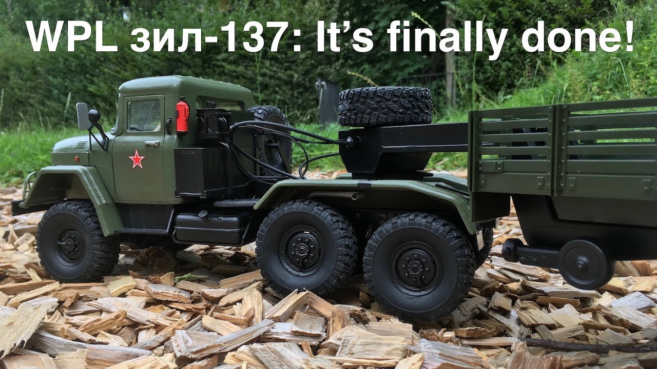 WPL ZIL-137 V8 10x10 Truck Done: Outdoor Test After Adding Final Details!