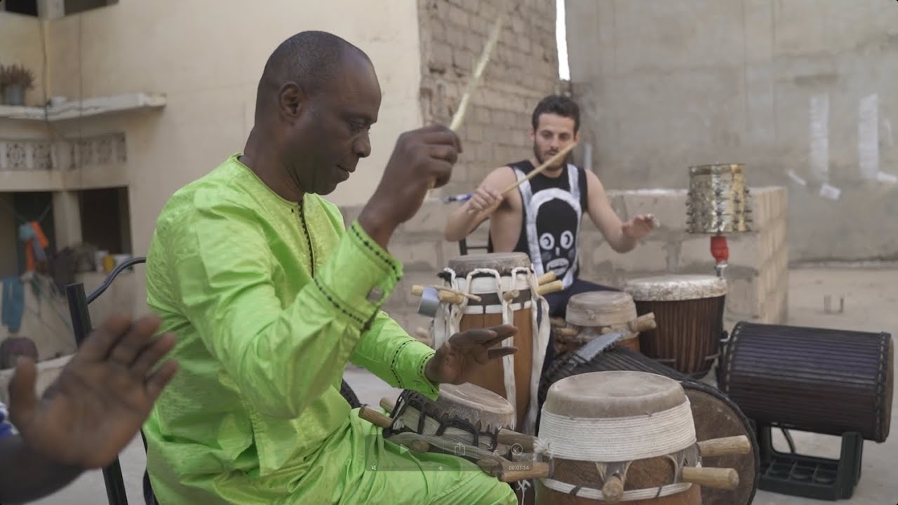 Sabar Drumming • Ben Aylon & Aly Ndiaye Rose