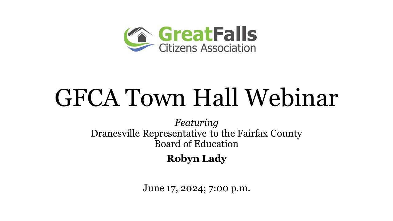 GFCA Town Hall on School Boundary Policy Revisions; June 17, 2024, 7:00 p.m.