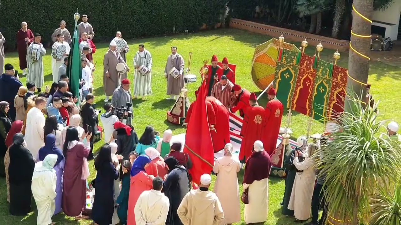 Sbou3 Baptême en plein air avec Issawa et Laakika Makhzania à Dar Makhtara, Meknès  دار مختارة مكناس
