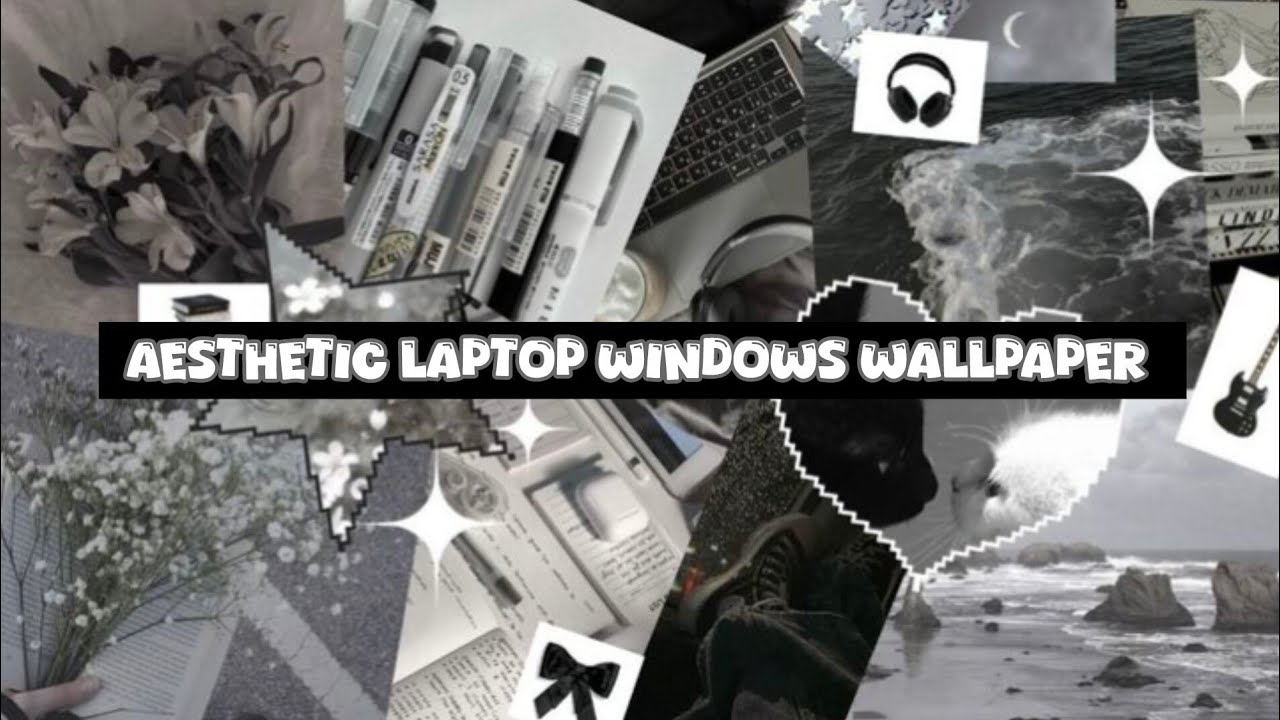 AESTHETIC LAPTOP WINDOWS WALLPAPER || BLACK WALLPAPER || LAPTOP WINDOWS WALLPAPER 🖤 || PART 10 