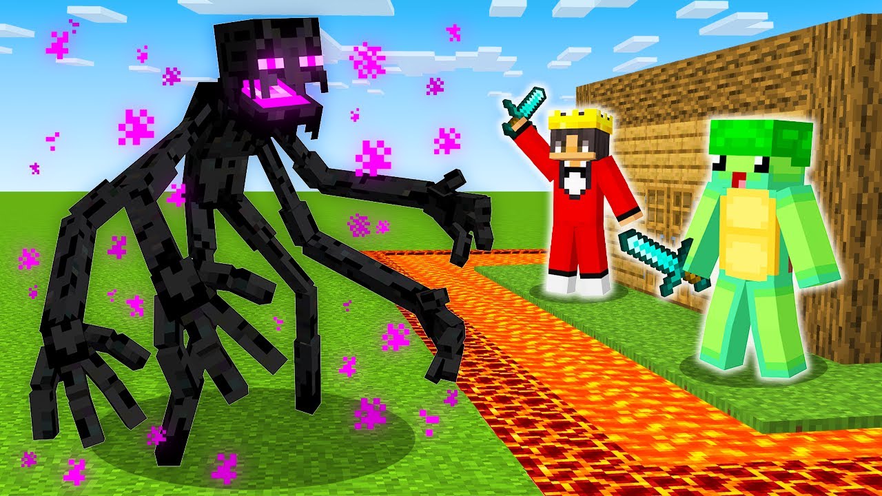 Mutant Enderman VS The Most Secure Minecraft House