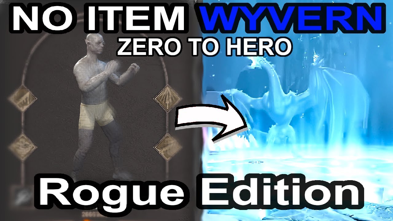 ZERO ITEMS TO SOLO WYVERN - Rogue Edition | Dark and Darker Gameplay |  Zero to Hero
