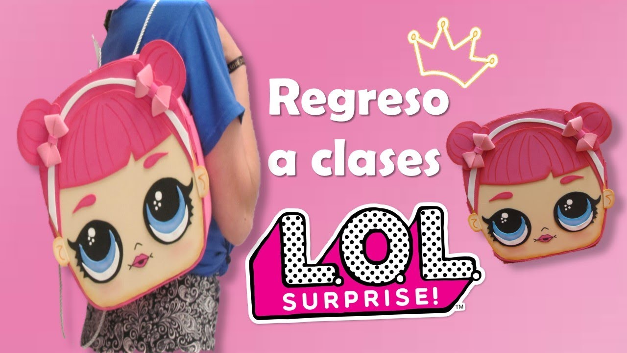 🎒 Como hacer BOLSO en foami de LOL SURPRISE 👧 (Regreso a clases) - Hola Paola