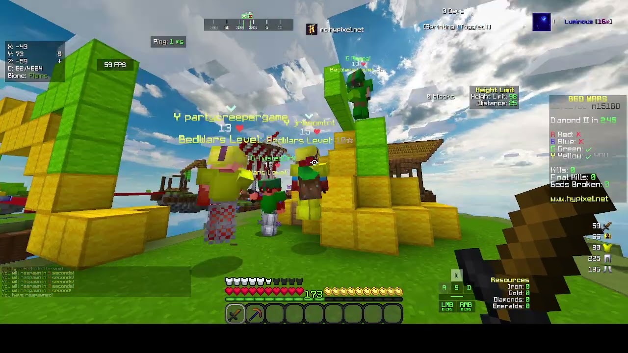 Minecraft Bedwars but we doing Bedwars challenges with @Jrboom Game Room and @PartyCreeperGamer !