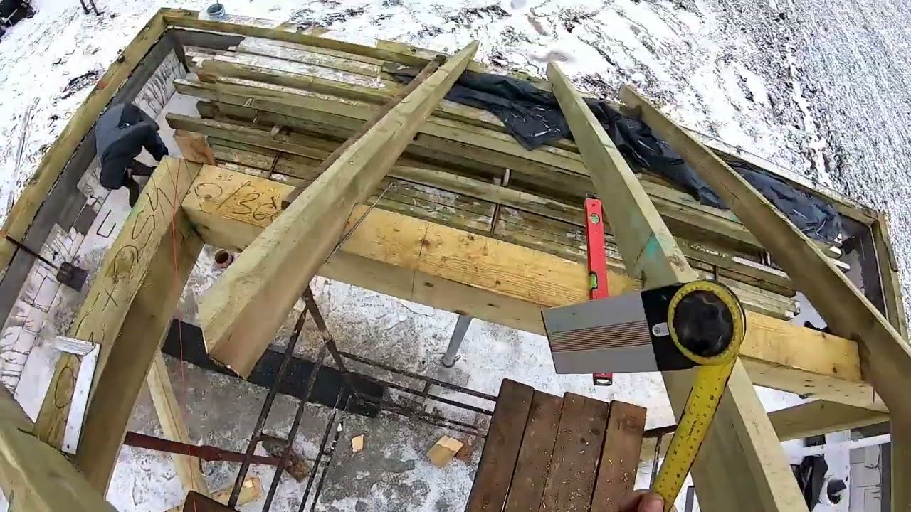 Montaż krokwi narożnych od a do z
