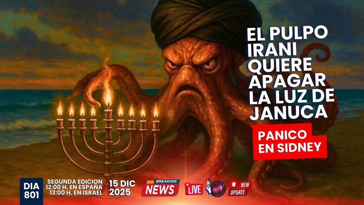 NOTICIAS DE #israel EL PULPO IRANI QUIERE APAGAR LA LUZ DE JANUCA  #panico #s&iacute;dney @LabranzaTV / LTV