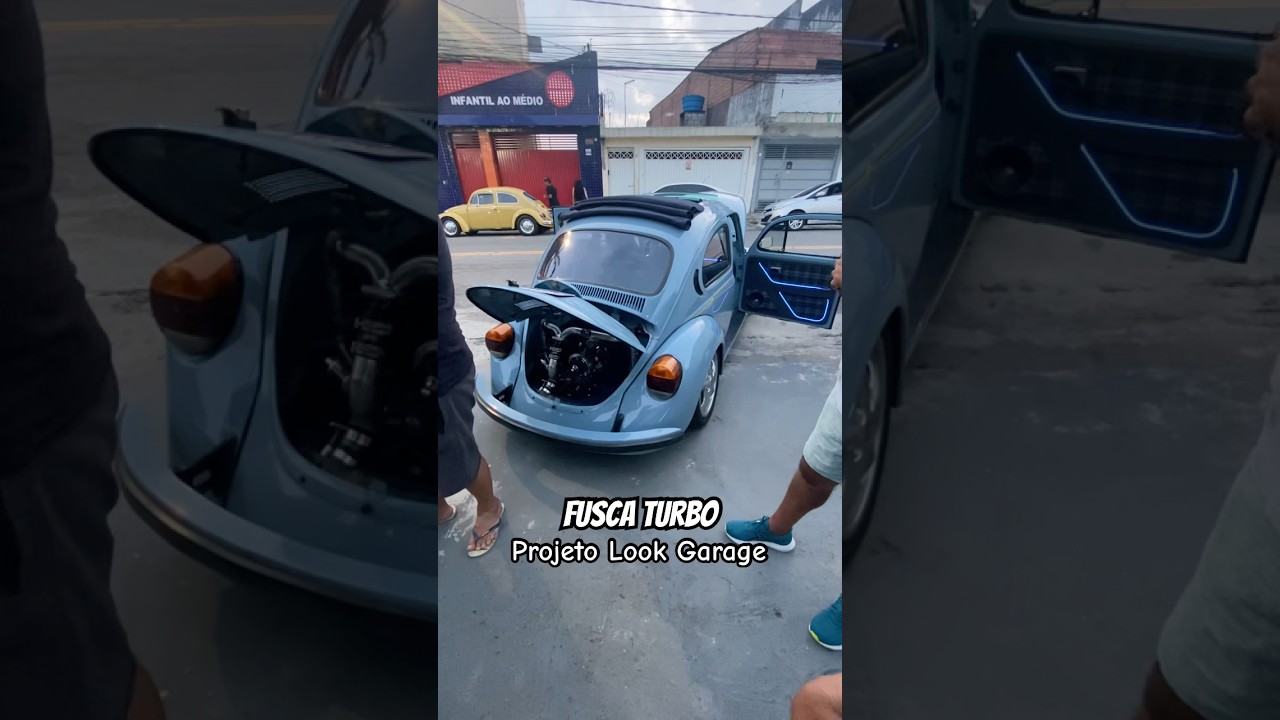 Fusca Turbo montado na Look Garage! A oficina do seu Aircooled #garagemtiodavis #lookgarage