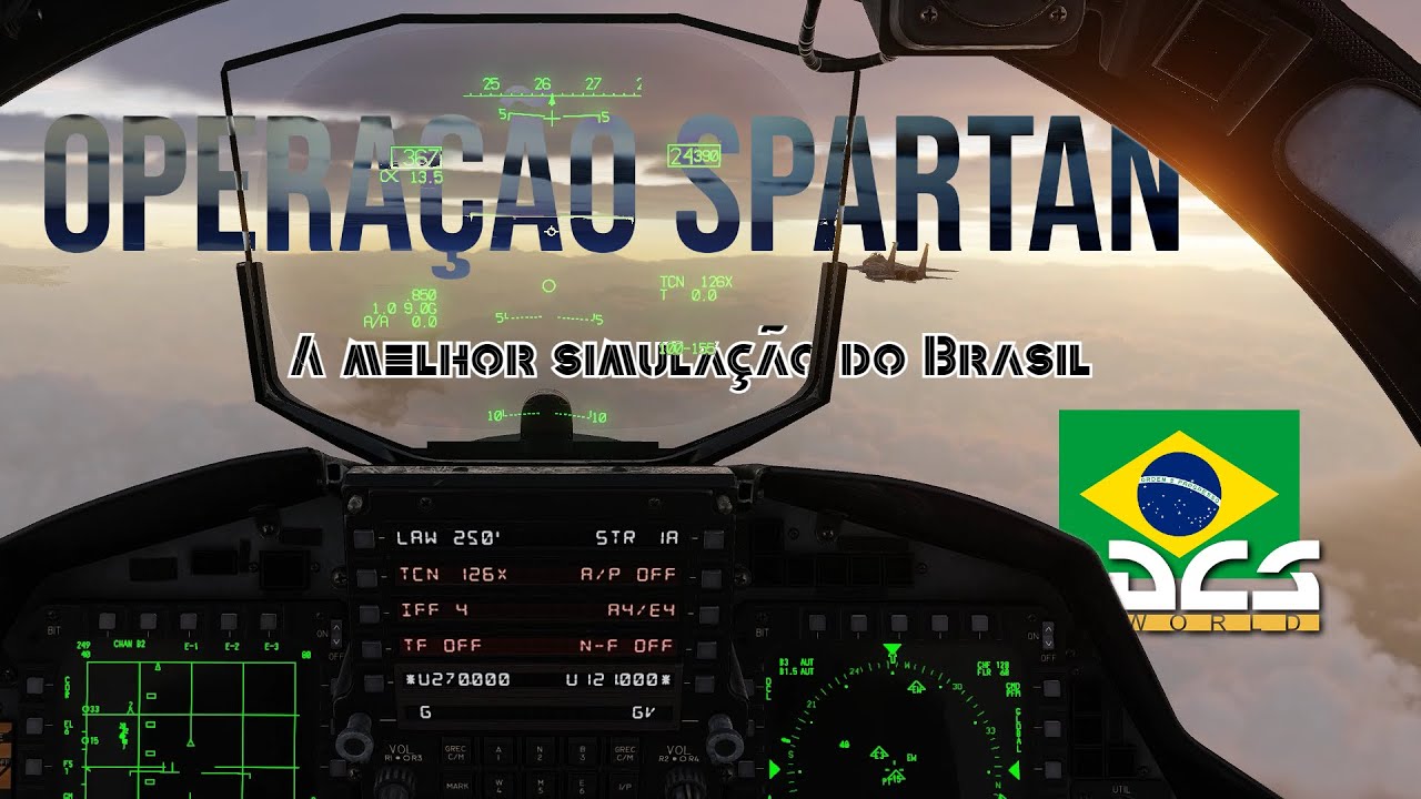 DCS - Operação Spartan - O melhor da simulação do combate aéreo moderno brasileiro