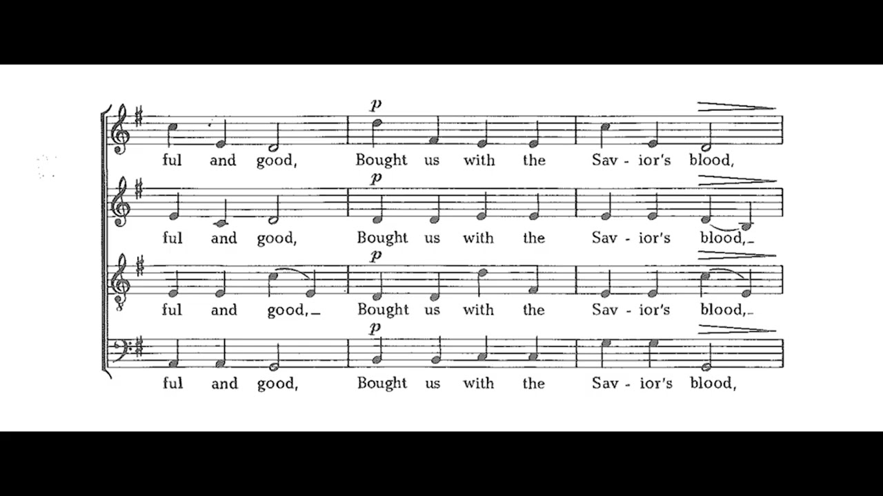 Ned Rorem: Sing, My Soul, His Wondrous Love (score video)