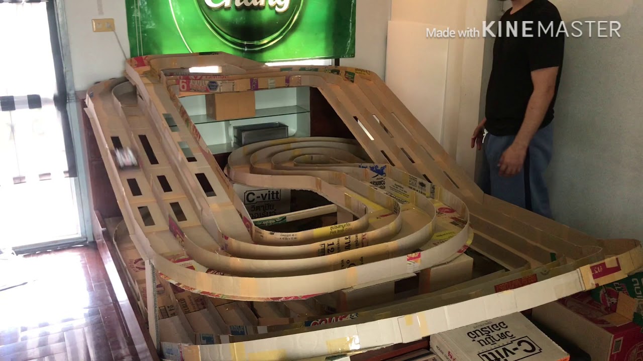 Cardboard tamiya mini4WD circuit(full mode)